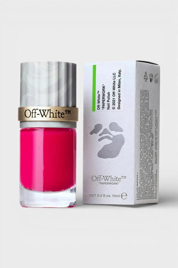 Off-White Paperwork Nail Polish Dots (Pink) 10ml